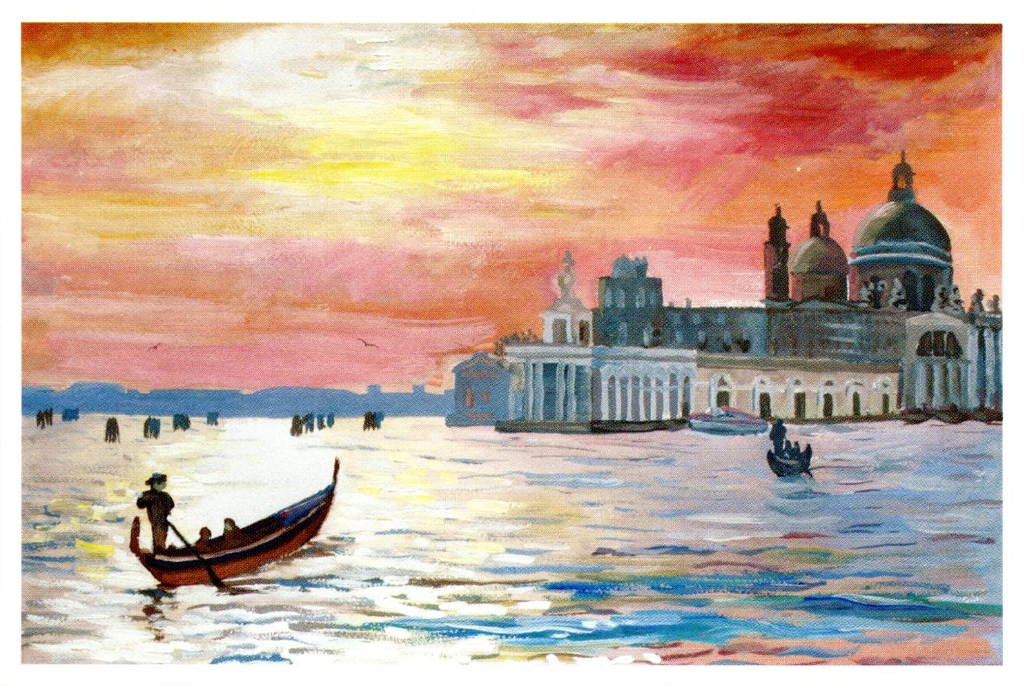 Иллюстрация к романсу венецианская ночь