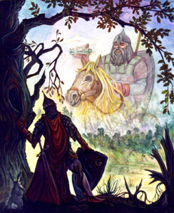 Иллюстрация к сказке "Святогор-богатырь"